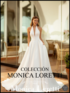 Colección Monica Loretti en Remedios Novias en Málaga de vestidos boda