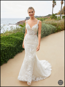 Vestido de boda en remedios novias exclusivo nueva colección 2023 modelo 8119