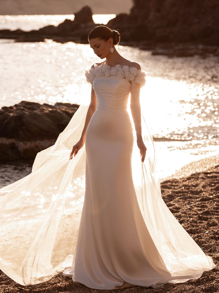 vestido novia nueva coleccion DR423 en remedios novias malaga