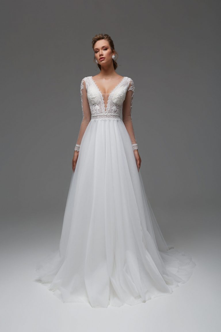 vestido novia nueva coleccion 206 en remedios novias malaga exclusivo
